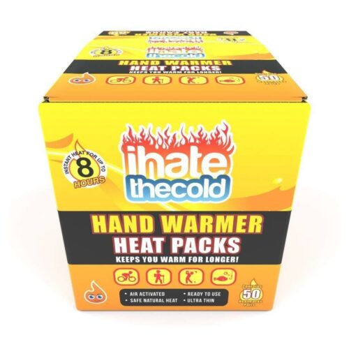 iHateTheCold 50 Pairs Disposable Hand Warmers - ihatethecold.com