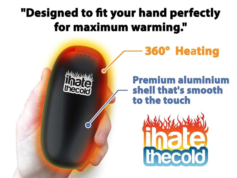 iHateTheCold Perfect Hand Warmer - Black - ihatethecold.com